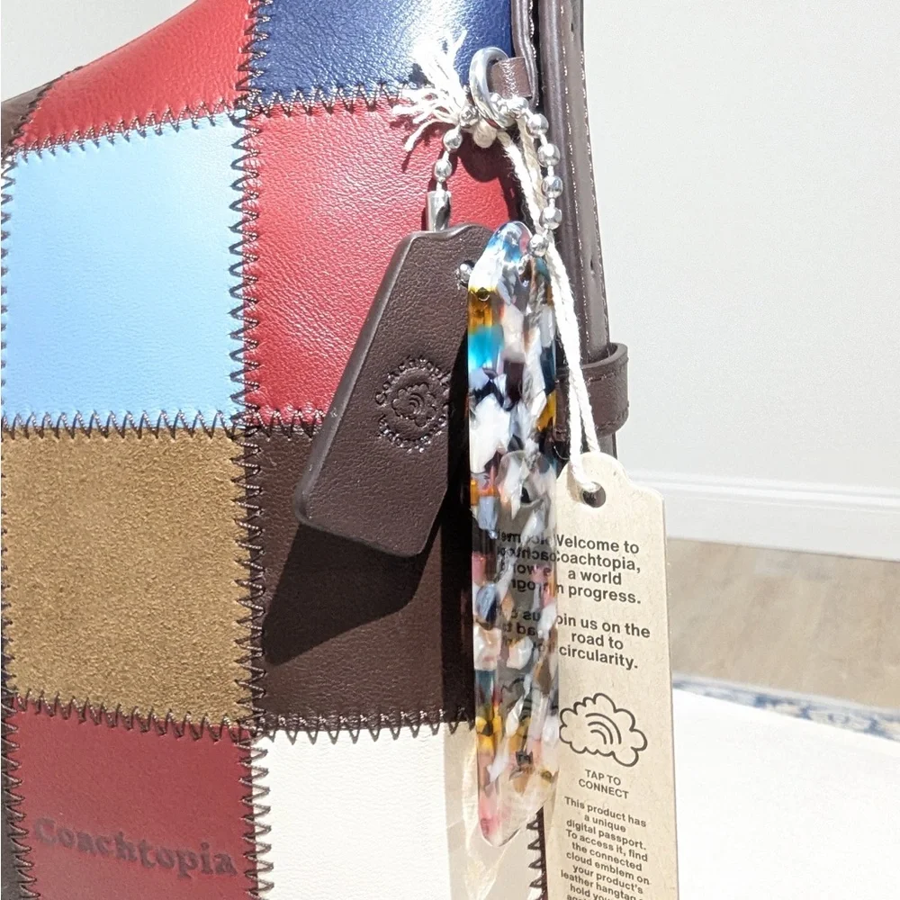 NWT - RARE - Coachtopia Alter/Ego Slouchy Shoulder Bag - CBE00 - Bluebell Multi - Picture 5 of 8